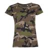 SOLS Damen T-Shirt mit Tarnmuster, Kurzarm (Camouflage)