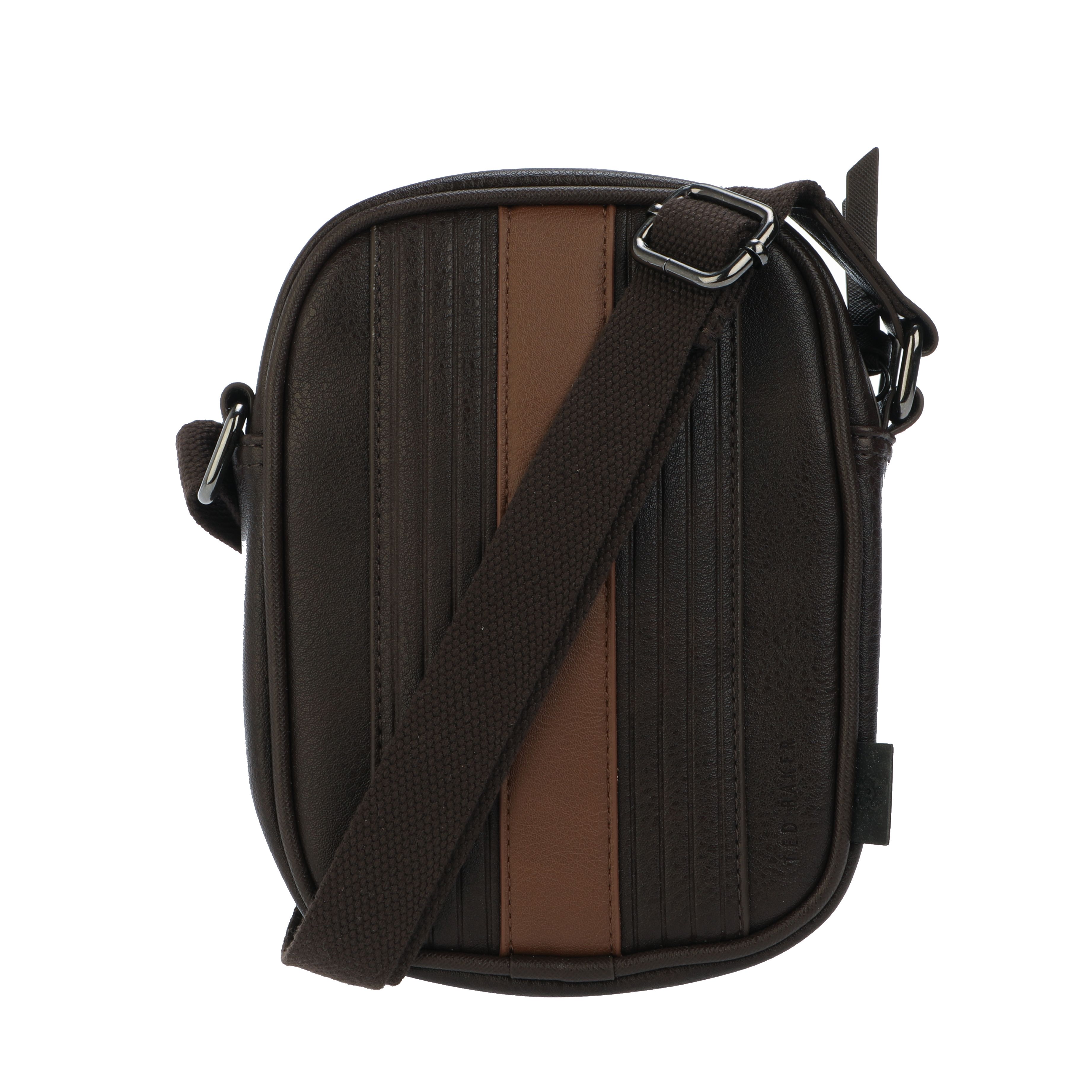 Ted Baker PU-Streifen Evver Tasche für Zubehör in Braun Image