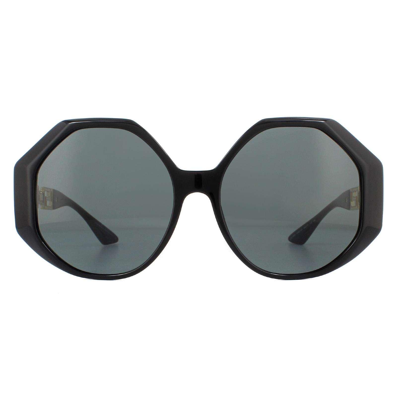 Versace Sonnenbrille VE4395 534587 Schwarz Dunkel Grau Image