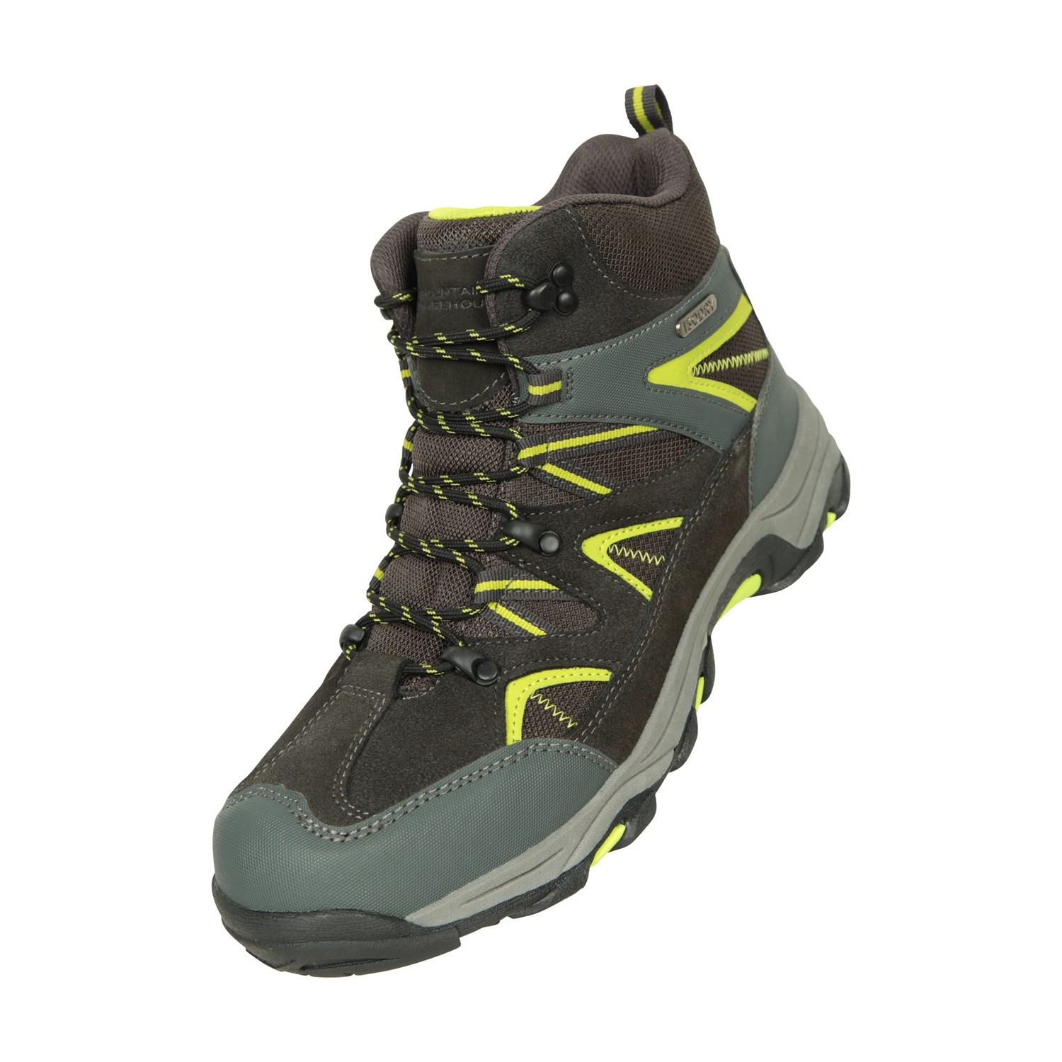 Mountain Warehouse Herren Rapid Wildleder Wanderschuhe (schwarz) Image