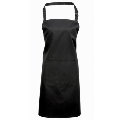 Premier Ladies/Womens Colours Bip Schürze mit Tasche (Schwarz) Image