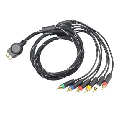 Component AV Cable High Resolution HDTV Component RCA Audio Video Cable for PS3 for PS2 Gaming