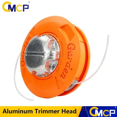 CMCP M10 Aluminum Nylon Brush Mower Bump Spool Grass Trimmer 2 Lines Cutter Head Thread Line String