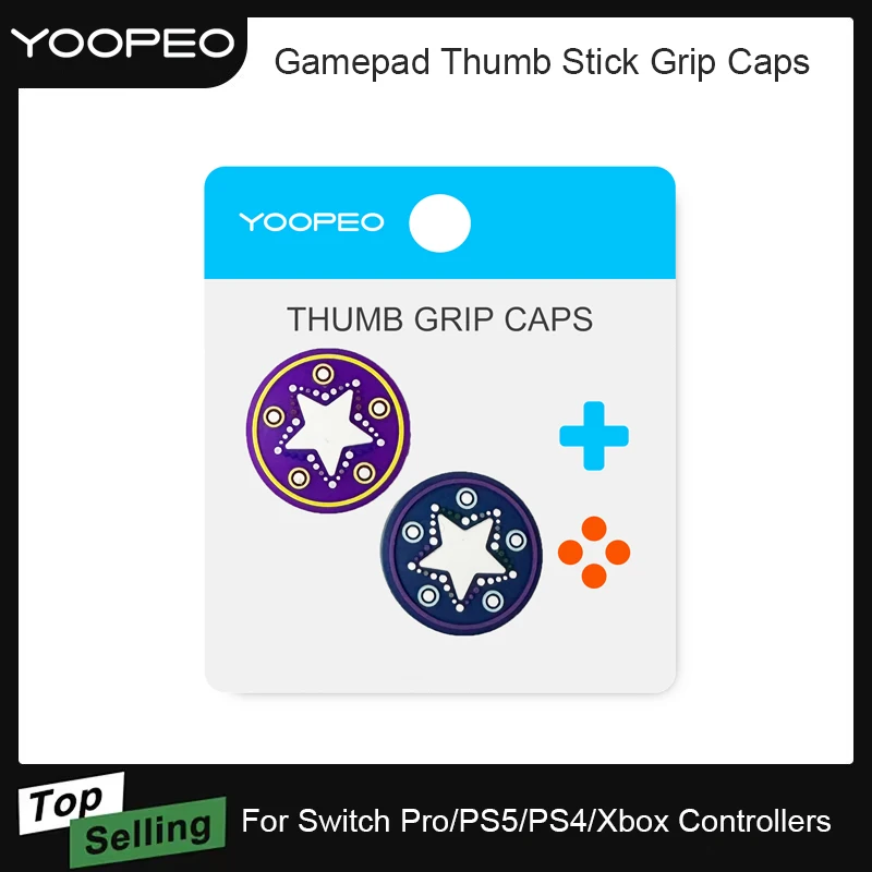 YOOPEO Gamepad Thumb Stick Grip Cap Protective Rocker for Nintendo Switch GuliKit KingKong PS5 PS4 PS3 Xbox 8Bitdo Controller