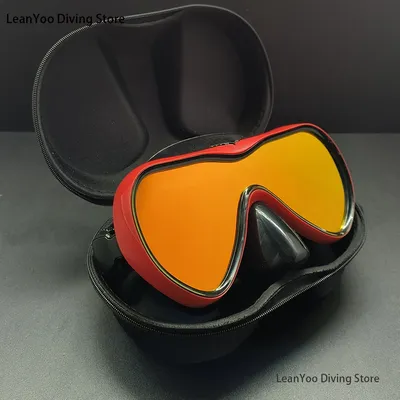 New Water Sports Adult Scuba Swimming Mask with Mirror Coating Lens UV Protection Mask Diving For