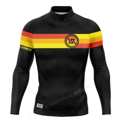 RightTrack Surfing Shirts Men's Long Sleeve UPF50+ Sun Screen Surf Sweatshirt Rashguard UV