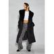 MissPap Womens Premium Faux Fur Collar Trim Wool Look Coat - Black - Size 10 UK | MissPap Sale | Discount Designer Brands