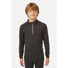 Surfanic Boys Bodyfit Zip Neck Baselayer Black - Size 12-13Y | Surfanic Sale | Discount Designer Brands