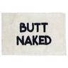 Furn. Butt Naked Slogan Cotton Tufted Non-Slip Bath Mat - Ivory - One Size | Furn. Sale | Discount Designer Brands