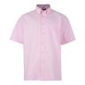 Kam Menswear Kam Mens Short Sleeve Shirt Plus Size - Pink - Size 4XL | Kam Menswear Sale | Discount Designer Brands