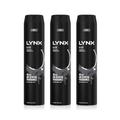 Lynx Mens XXL Black 48-Hour High Definition Fragrance Body Spray Deodorant, 3x250ml - One Size | Lynx Sale | Discount Designer Brands