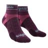 Bridgedale - Womens Sport Ultralight Merino Low Socks - Damson - Purple Merino Wool - Size 3-4.5 (UK Shoe)