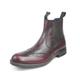 Frank James Chepstow Leather Bordo Brown Mens Brogue Chelsea Boots - Size UK 9 | Frank James Sale | Discount Designer Brands