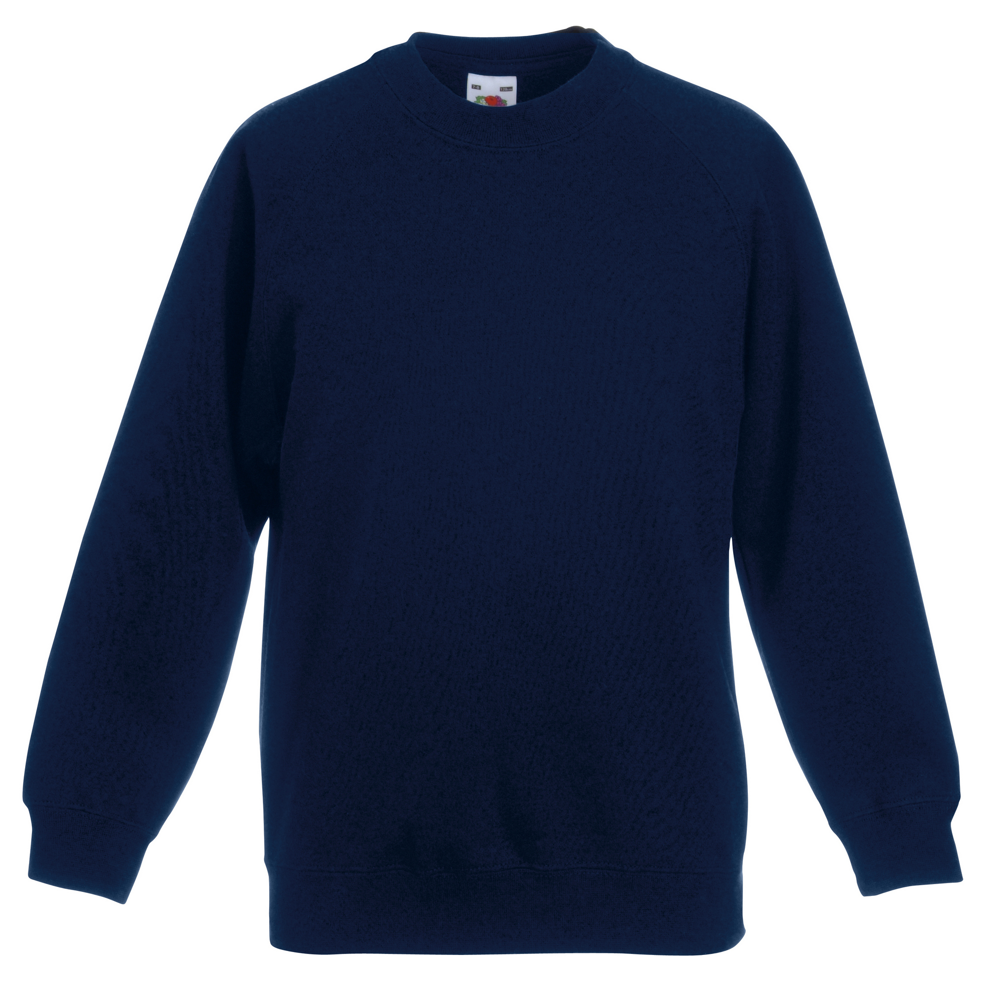 Fruit of the Loom Childrens Unisex Raglan Sleeve Sweatshirt (pack of 2) (deep Navy) - Blue - Size 3-4Y