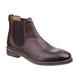 Cotswold Mens Corsham Town Leather Pull On Casual Chelsea Ankle Boots (Dark Brown) - Multicolour - Size UK 8