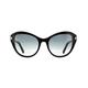 Tom Ford Cat Eye Womens Shiny Black Smoke Gradient - One Size | Tom Ford Sale | Discount Designer Brands