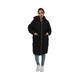 Only Womens Gabi Oversized Long Coat in Black - Size 8 UK | Only Sale | Discount Designer Brands