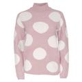 Love Knitwear Womens Polka Dot Jumper - Pink - Size 16 UK | Love Knitwear Sale | Discount Designer Brands