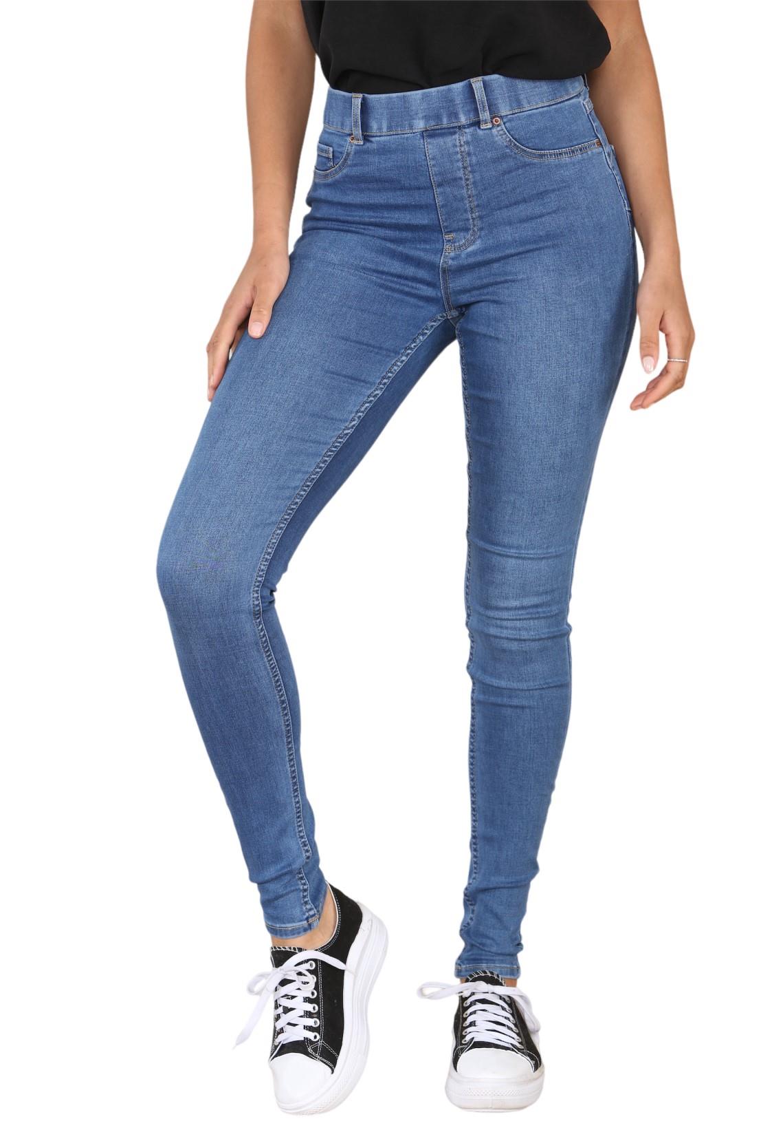 New Look Womens Lift & Shape Super Skinny Denim Jeggings - Blue - Size 10 Regular | New Look Sale | Discount Designer Brands
