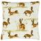 Evans Lichfield Country Running Hares Feather Filled Cushion - Multicolour - One Size | Evans Lichfield Sale | Discount Designer Brands