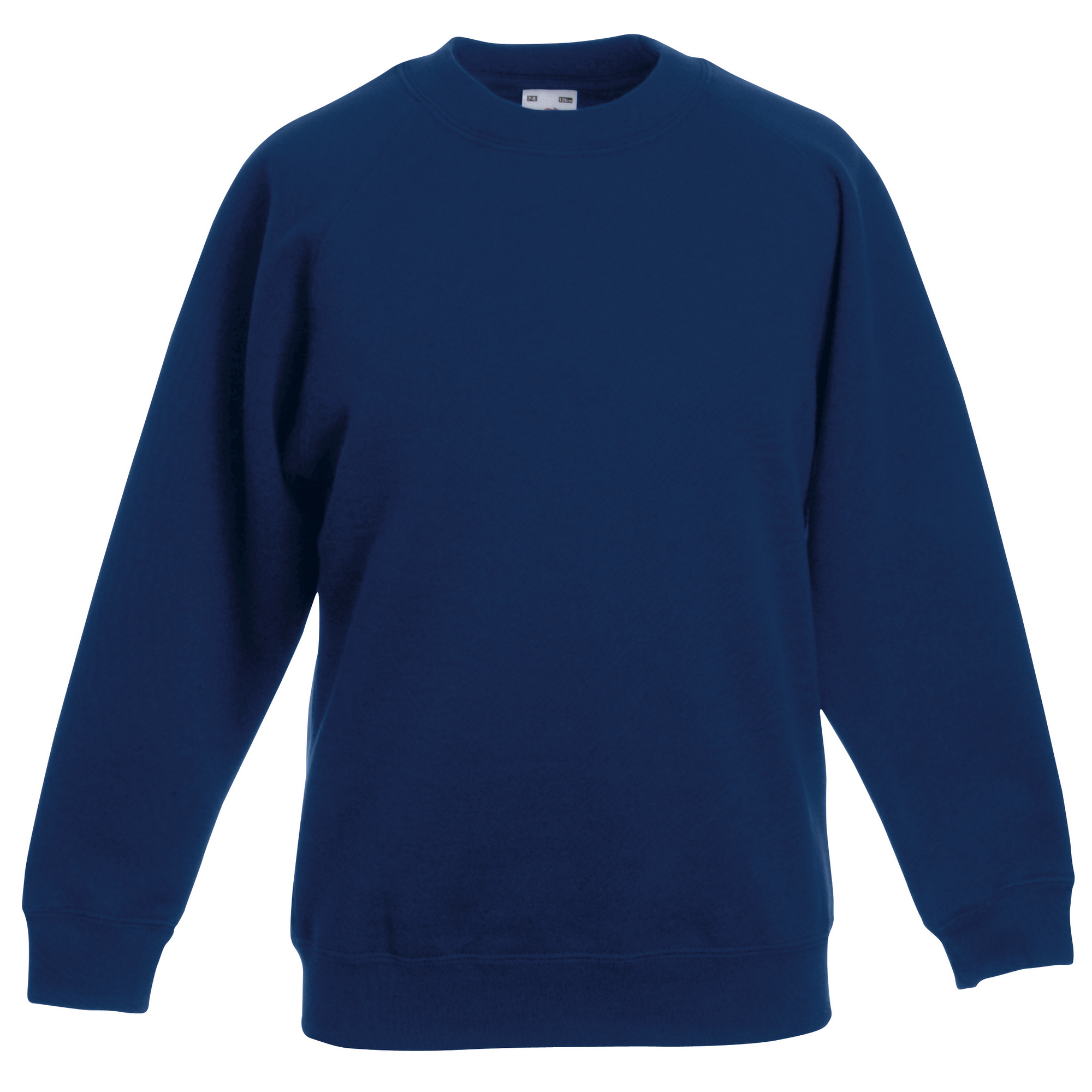 Fruit of the Loom Childrens Unisex Raglan Sleeve Sweatshirt (navy) - Size 5-6Y | Fruit of the Loom Sale | Discount Designer Brands