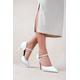 Where's That From Womens 'reflex' Mid High Heels With Pointed Toe - Silver - Size UK 7 | Where's That From Sale | Discount Designer Brands