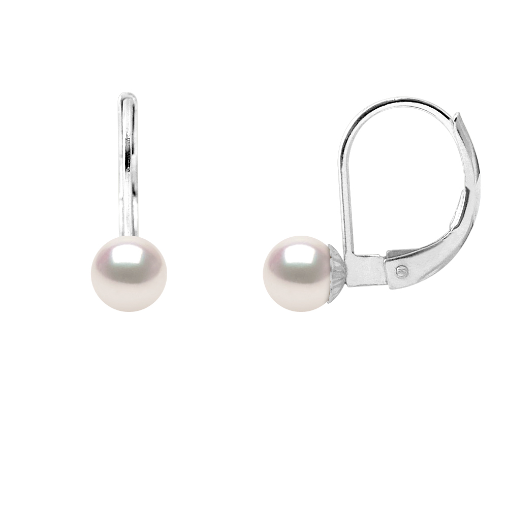 Diadema Womens - Earrings True Japanese Akoya Cultured Pearl - Quality AA+ - White - One Size | Diadema Sale | Discount Designer Brands