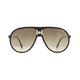 Carrera Aviator Mens Black Brown Gradient Sunglasses - One Size | Carrera Sale | Discount Designer Brands