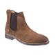 Cotswold Mens Corsham Town Leather Pull On Casual Chelsea Ankle Boots (Camel) - Size UK 8 | Cotswold Sale | Discount Designer Brands