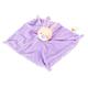 Le Petit Garçon Baby Unisex Doudou With Bunny Animal 129B - Violet Cotton - One Size | Le Petit Garçon Sale | Discount Designer Brands