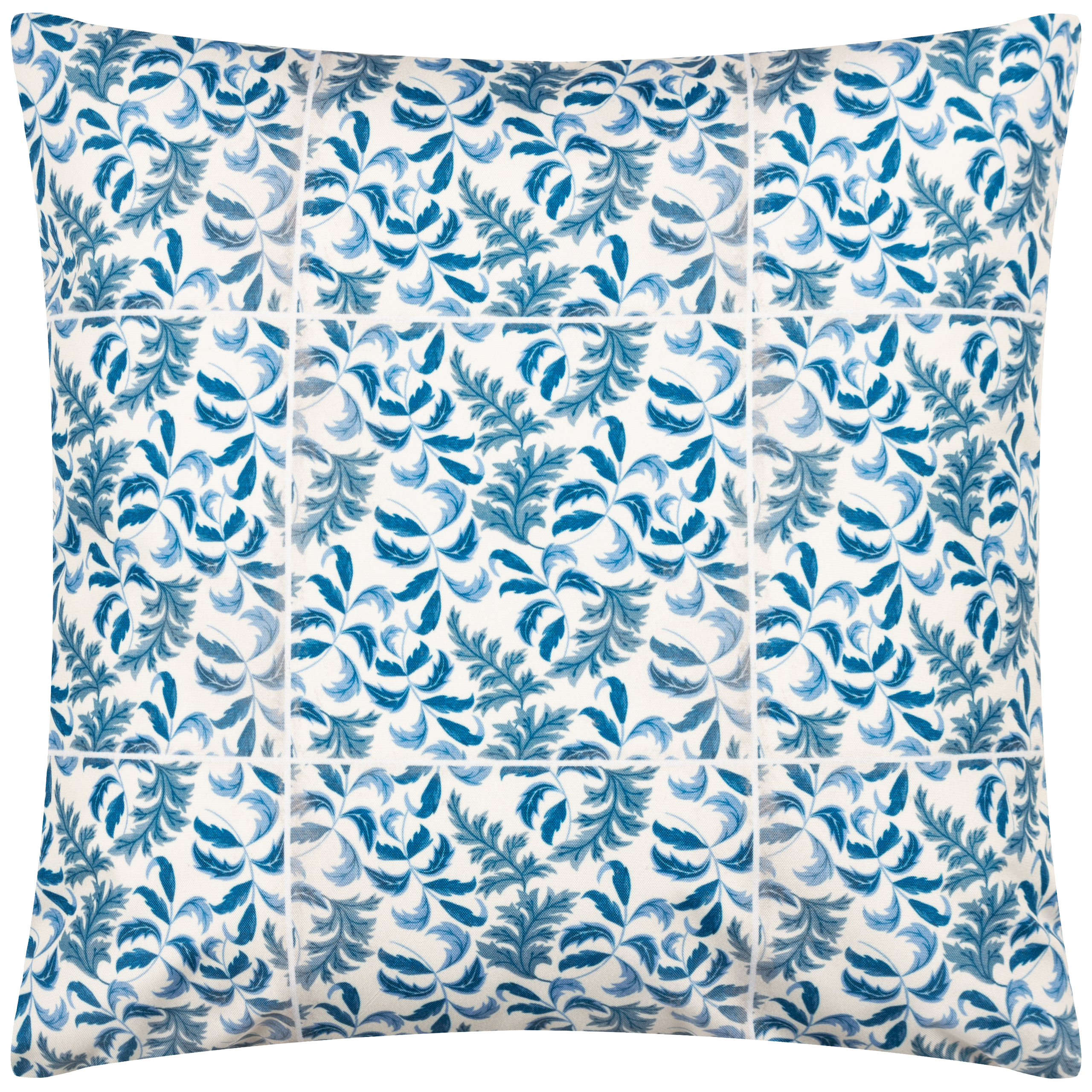 Paoletti Minton Tiles Outdoor Cushion - Blue - One Size | Paoletti Sale | Discount Designer Brands