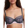 Passionata Womens Paola Half Cup Bra - Blue Nylon - Size 32B | Passionata Sale | Discount Designer Brands