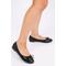 Where's That From Womens Bexley Slip On Flat Pumps - Black Patent - Size UK 3 | Where's That From Sale | Discount Designer Brands