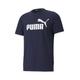 Puma Mens Essentials Logo T-Shirt - Blue Polycotton - Size Small | Puma Sale | Discount Designer Brands