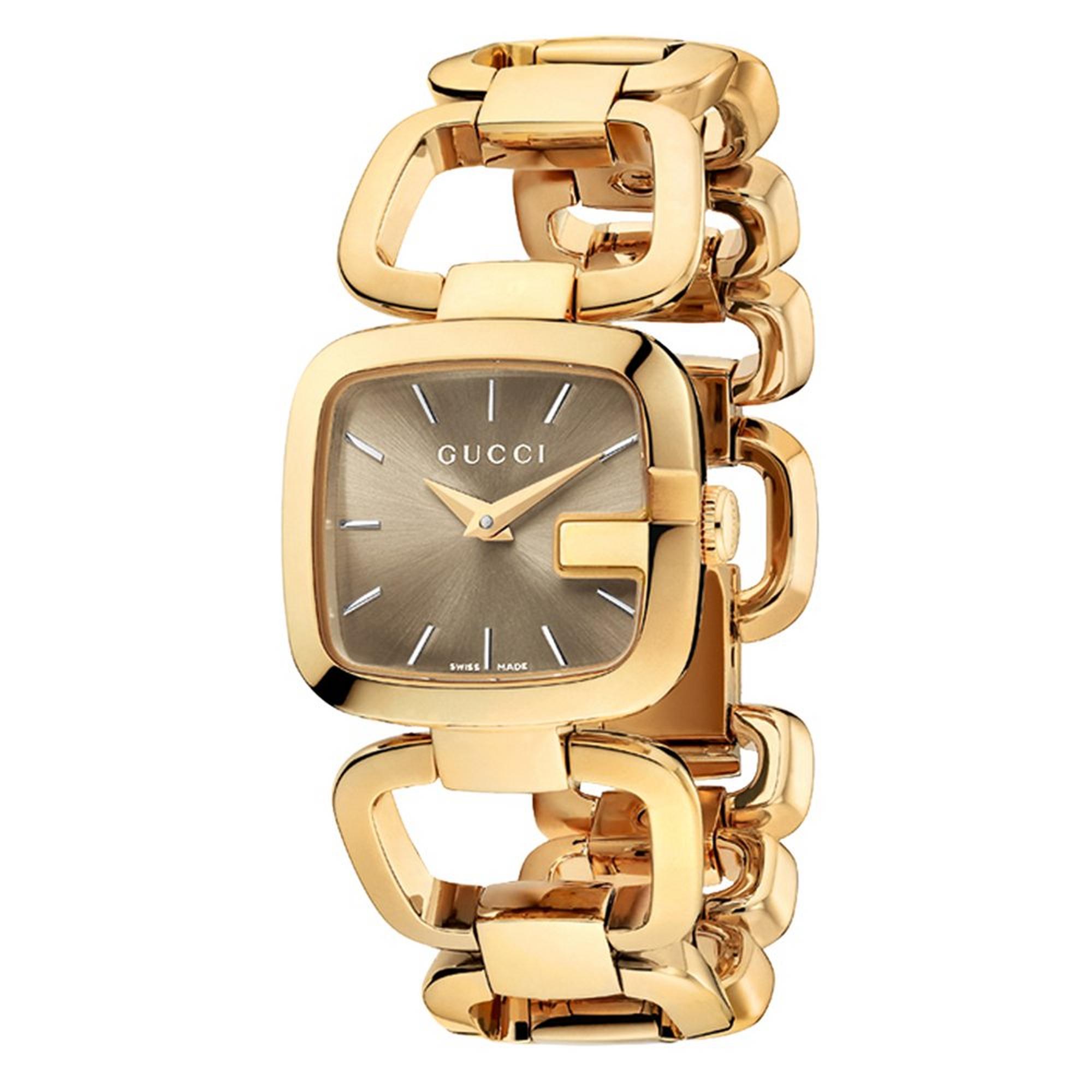 Gucci Womens YA125511 Ladies Watch - Gold Stainless Steel - One Size | Gucci Sale | Discount Designer Brands