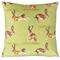 Evans Lichfield Country Running Hares Feather Filled Cushion - Green - One Size | Evans Lichfield Sale | Discount Designer Brands