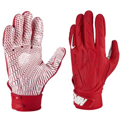 Nike D-Tack 7.0 Adult Football Lineman Gloves Red/White