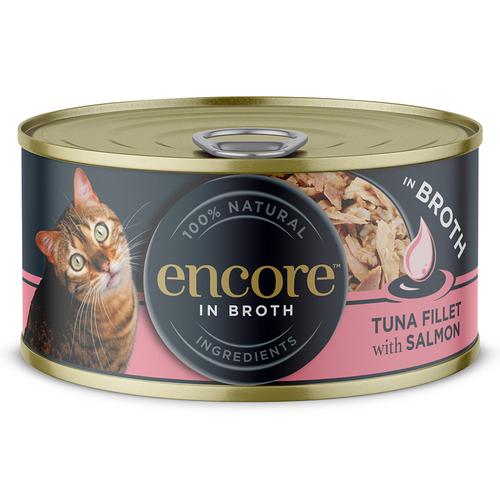 48x70g Tuna with Salmon Cat Tin Encore Wet Cat Food