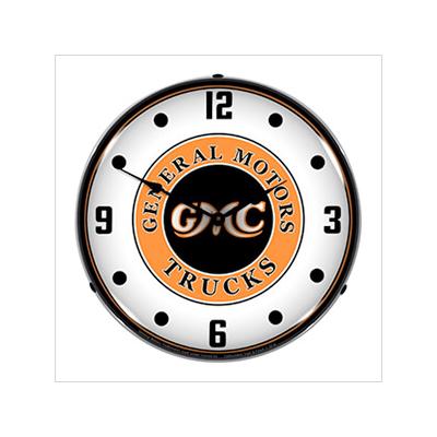 Collectable Sign and Clock General Motors Trucks Backlit Wall Clock