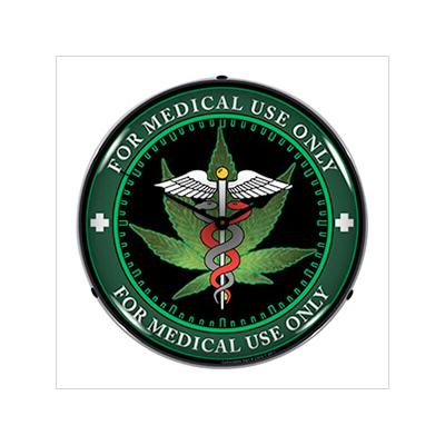 Collectable Sign and Clock Medical Marijuana Backlit Wall Clock