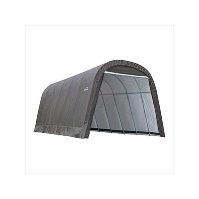 ShelterLogic 12x28x8 ShelterCoat Round Style Shelter (Gray Cover)