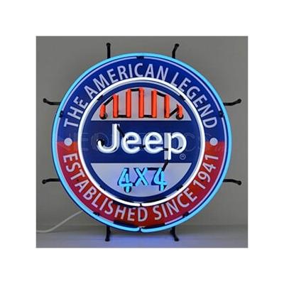 Neonetics Jeep 4x4 The American Legend 24-Inch Neon Sign