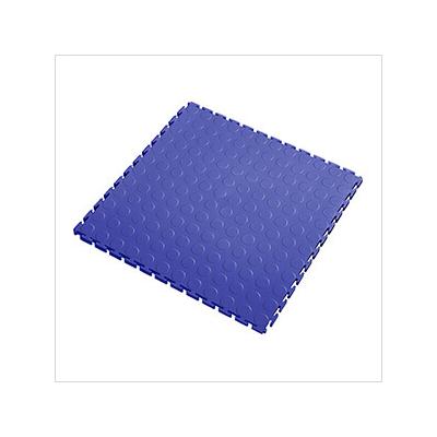 Lock-Tile 7mm Blue PVC Coin Tile (10 Pack)