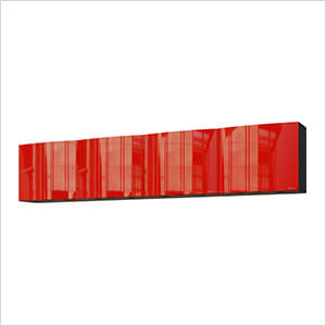 Contur Cabinet 10' Premium Cayenne Red Garage Wall Cabinet System