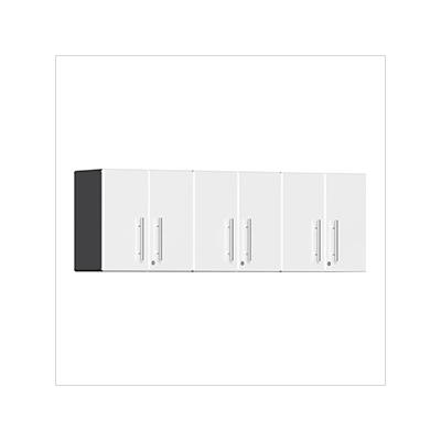Ulti-MATE Garage Cabinets 3-Piece Garage Wall Cabinet Kit in Starfire White Metallic