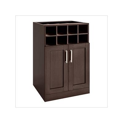 NewAge Home Bar Espresso Wine Storage Cabinet