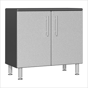 Ulti-MATE Garage Cabinets 2-Door Oversized Garage Cabinet in Stardust Silver Metallic