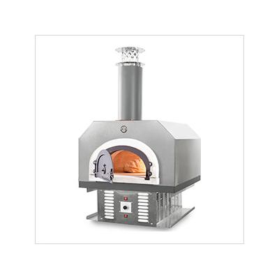 Chicago Brick Oven 38" x 28" Hybrid Countertop Natural Gas / Wood Pizza Oven (Silver Vein - Commercial)