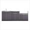 NewAge Outdoor Kitchens Aluminum Slate 3-Piece Outdoor Kitchen Set