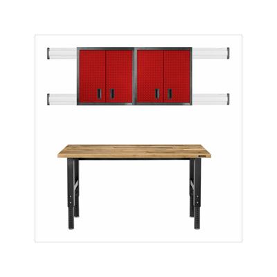 Gladiator Premier 8-Piece Red Garage Cabinet Set